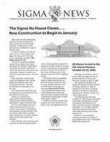 Alumni Newsletter October 2008