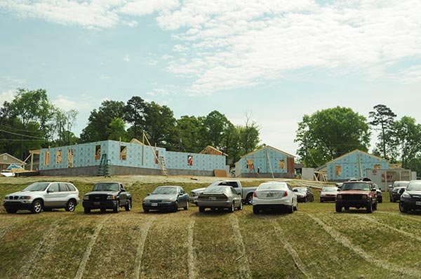 Sigma Nu UTK joined with other organizations to build a Habitat for Humanity home 2012-01