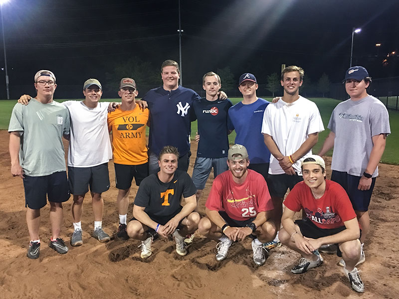 Sigma Nu UTK  Intermural Softball Team