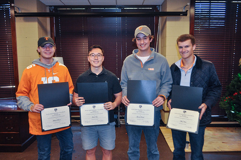  Sigma Nu UTK Alumni Scholarships Winners