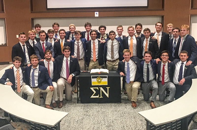 Sigma Nu Brothers & Candidates Fall 2018