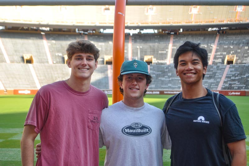 UTK Sigma Nu Chapter Visits Football Locker Room img-05